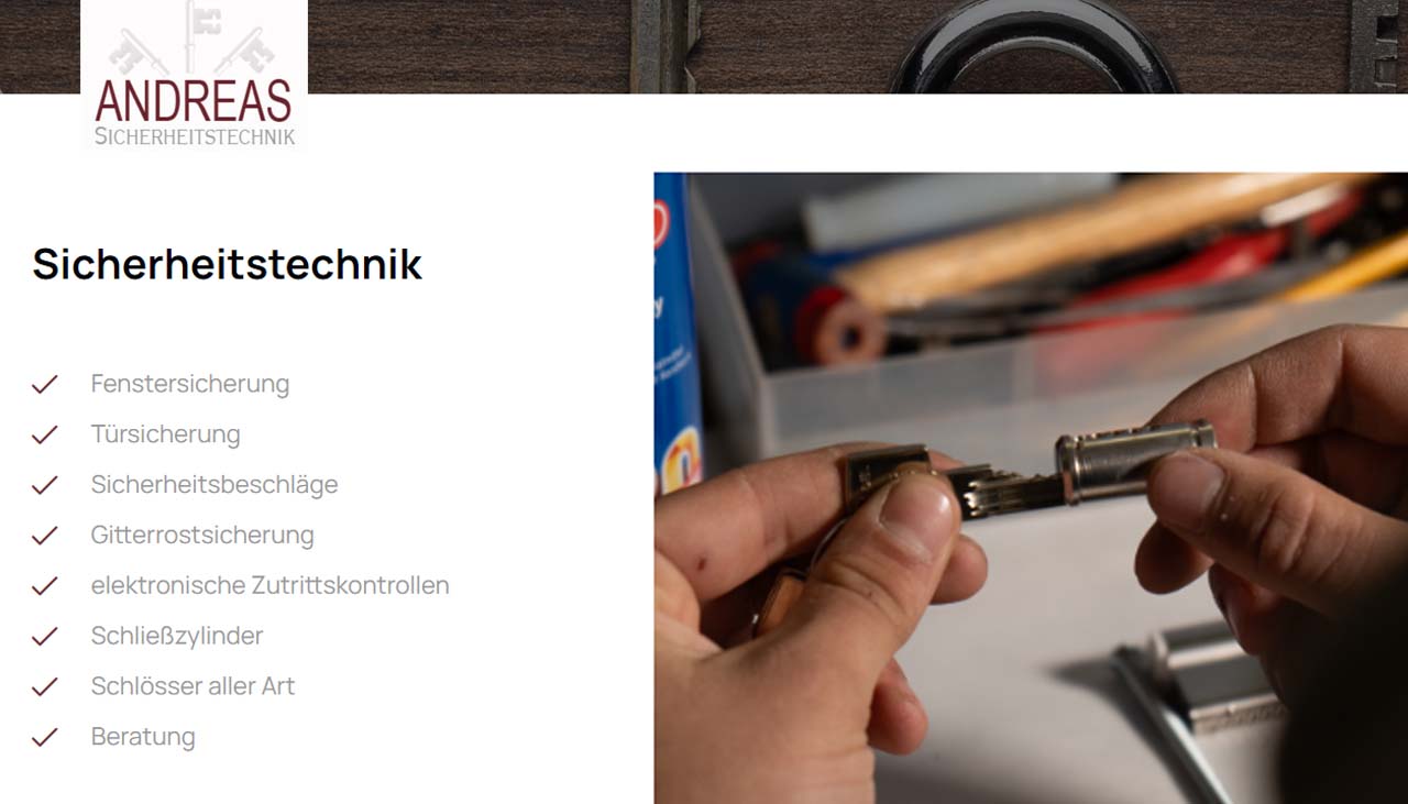 Andreas Sicherheitstechnik GmbH, Friedrich-Ebertstr. 118, 28201 Bremen, Telefon: +49 (0) 421 555562